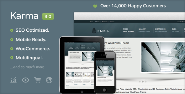 Karma - Clean and Modern WordPress Theme
