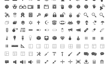 350 pixel perfect glyphs icons