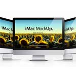 Free iMac Psd Mockup Template