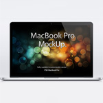 Free MacBook Pro Retina Psd Mockup