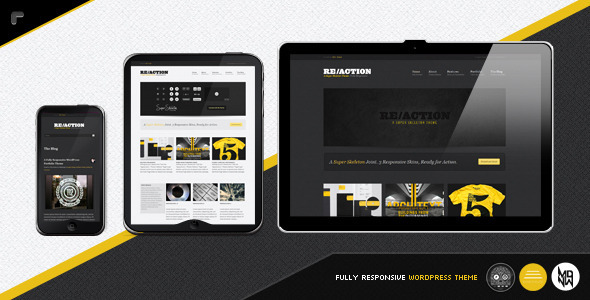 Reaction WP : Responsive, Rugged, Bold