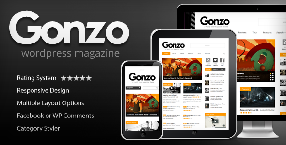 Gonzo - Clean, Responsive WP Magazine