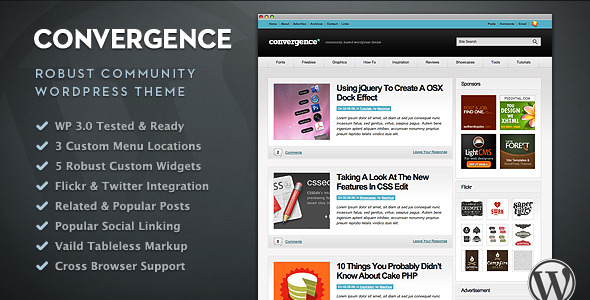 Convergence - Community WordPress Theme