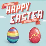 Free Vector Easter Eggs Set