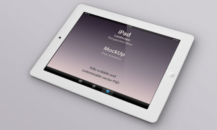 Free Psd iPad Perspective Mockup
