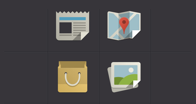 Free Flat Design Icons Set Vol1