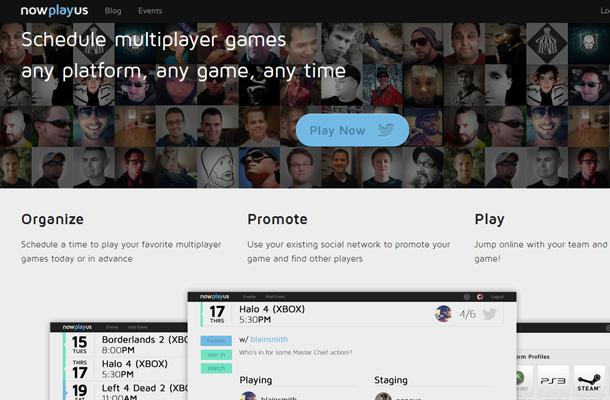 games music homepage website startup network