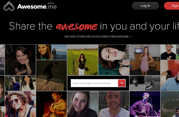 awesome social network website layout