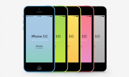 Free iPhone 5C Psd Vector Mockup