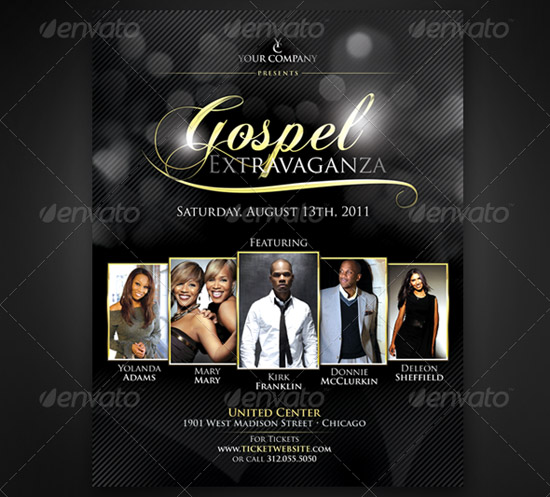 Gospel Concert Flyer