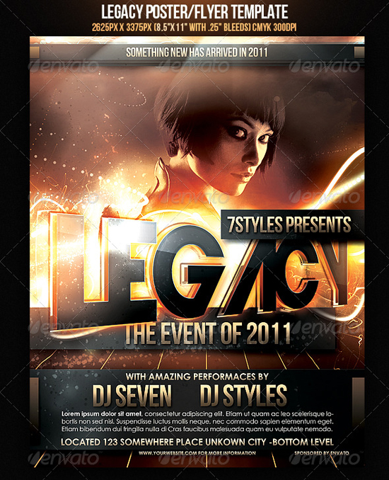 Legacy Flyer Template