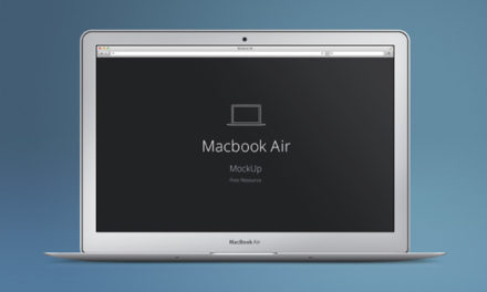 Free MacBook Air Psd Mockup