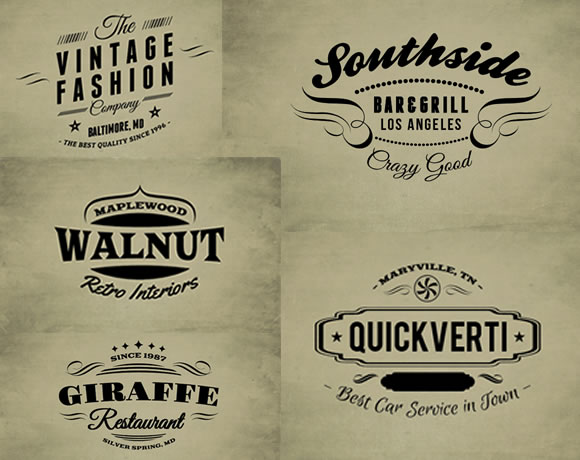 30 Free Vintage Logo Templates