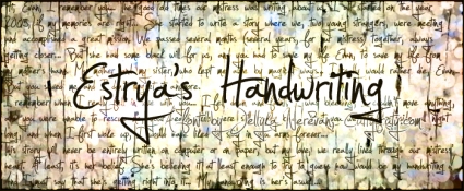Estrya's Handwriting