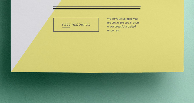 Free Psd A4 Overhead Paper Mock-Up