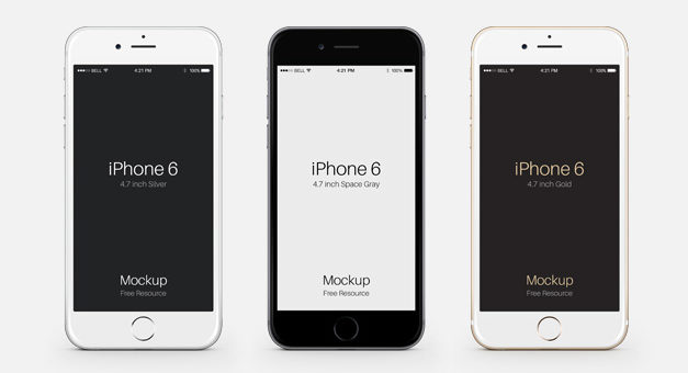 iPhone 6 Psd Vector Mockup