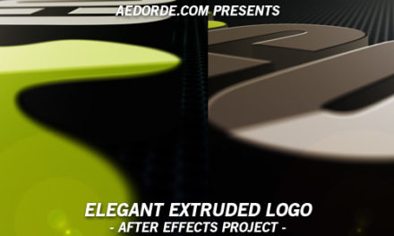 Elegant Extruded Logo – Premium After Effects Project