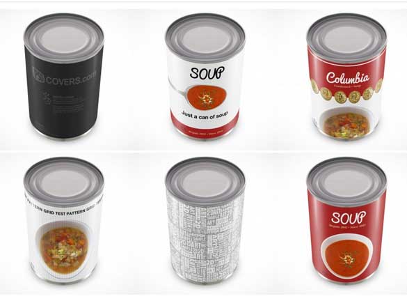 soup tin can psd packaging mock up template