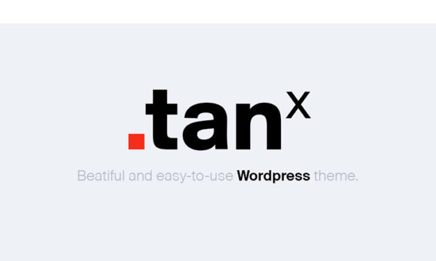 TANx | Beautiful & Free – Blog WordPress Theme