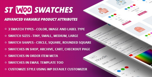 WooCommerce Swatches ( Color, Image and Label Swatch )